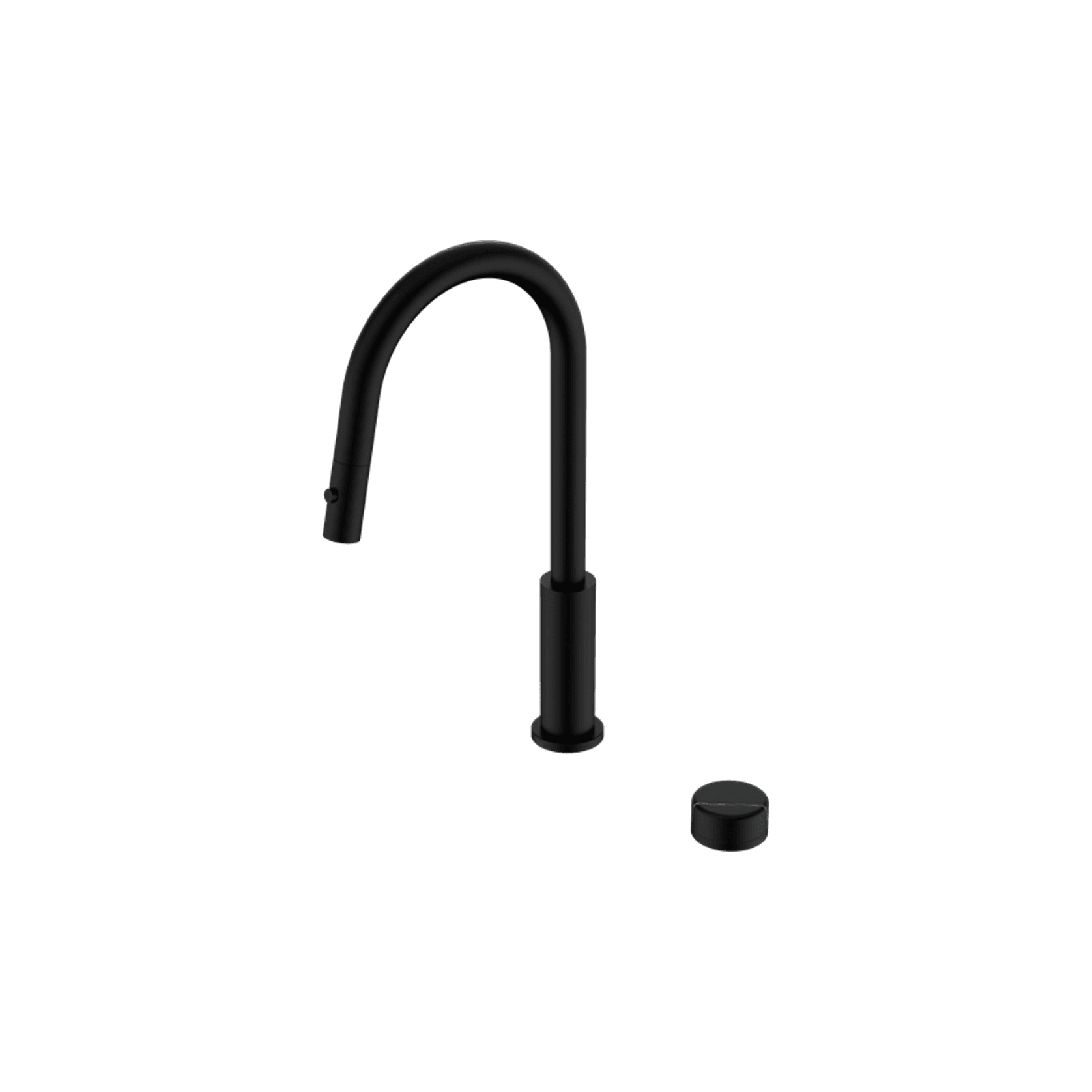 Serenity pull out kitchen Set Marquina Black Handle Matte Black gallery detail image