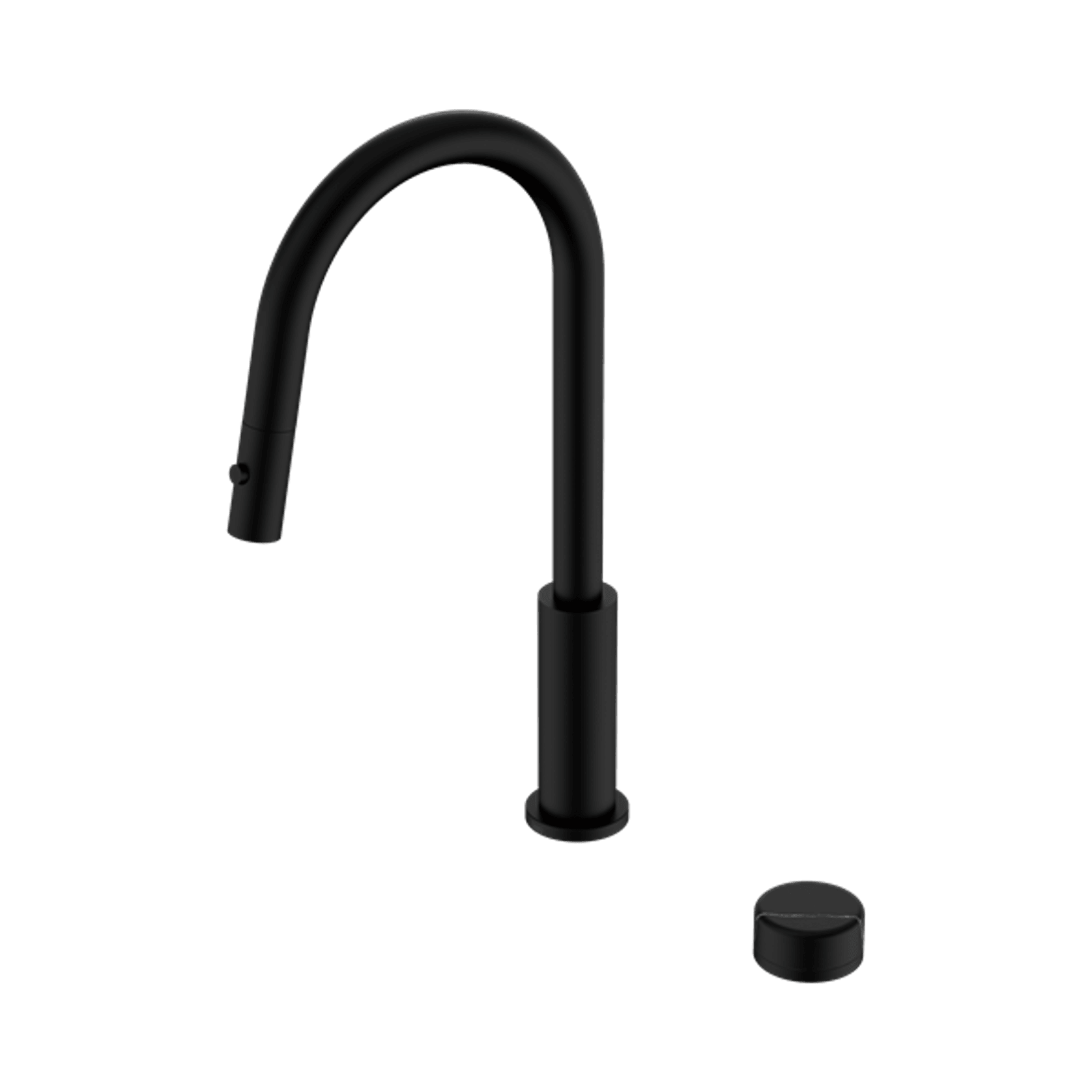 Serenity pull out kitchen Set Marquina Black Handle Matte Black gallery detail image