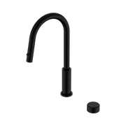 Serenity pull out kitchen Set Marquina Black Handle Matte Black gallery detail image