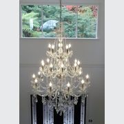 Bohemian Elegance 25 Light Crystal Chandelier- Chrome gallery detail image