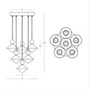 Lyra 6-Light Pendant gallery detail image