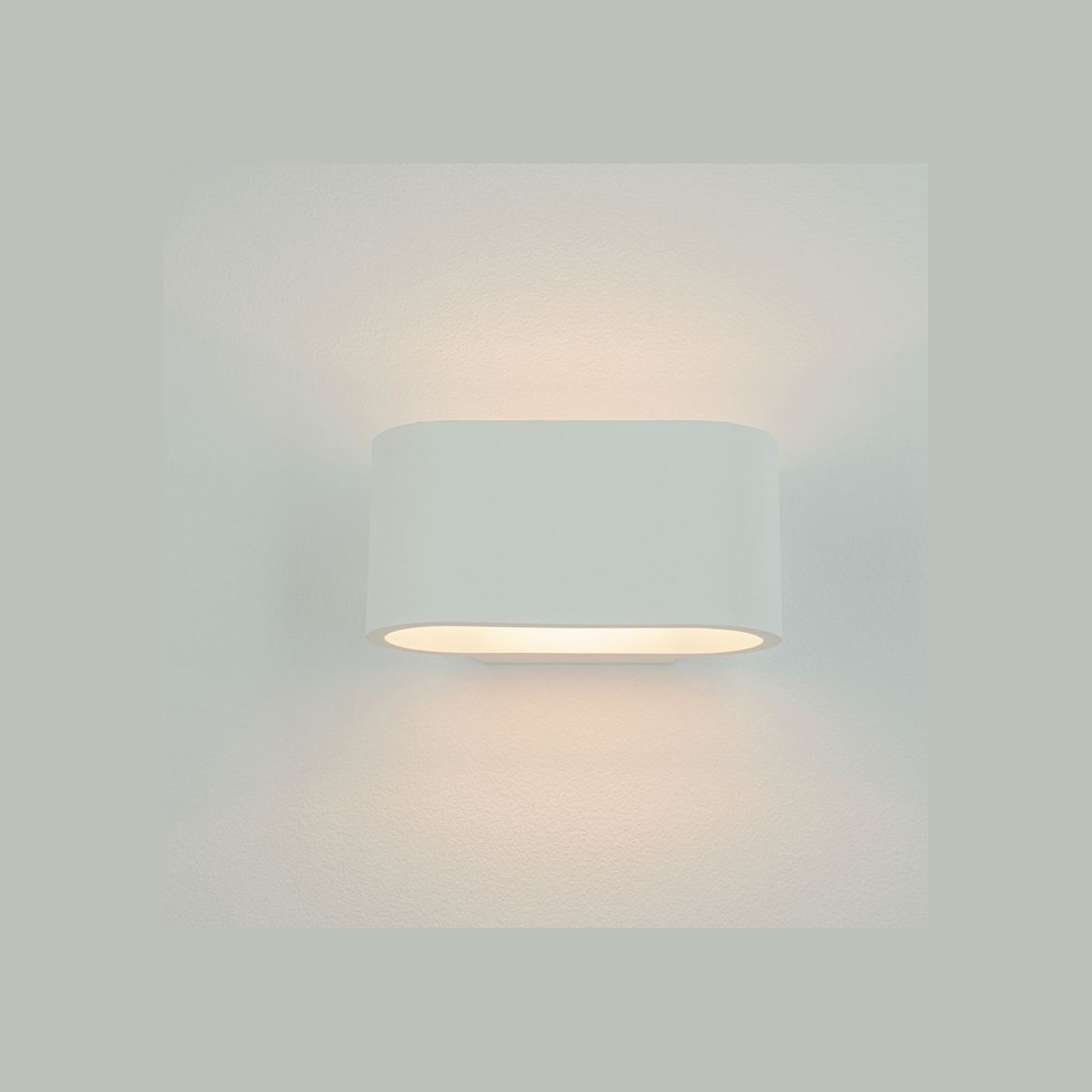 Olympia Ellipse Gypsum Wall Light gallery detail image