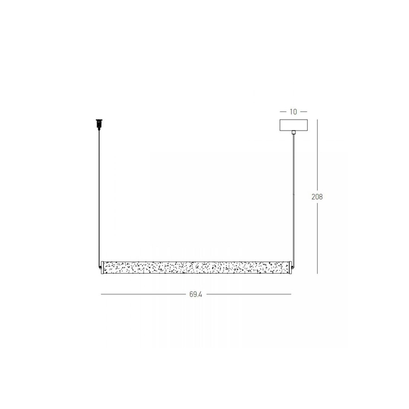 Zeus Axis Pendant 69cm gallery detail image