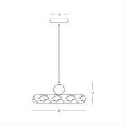 Petra 30cm Pendant gallery detail image