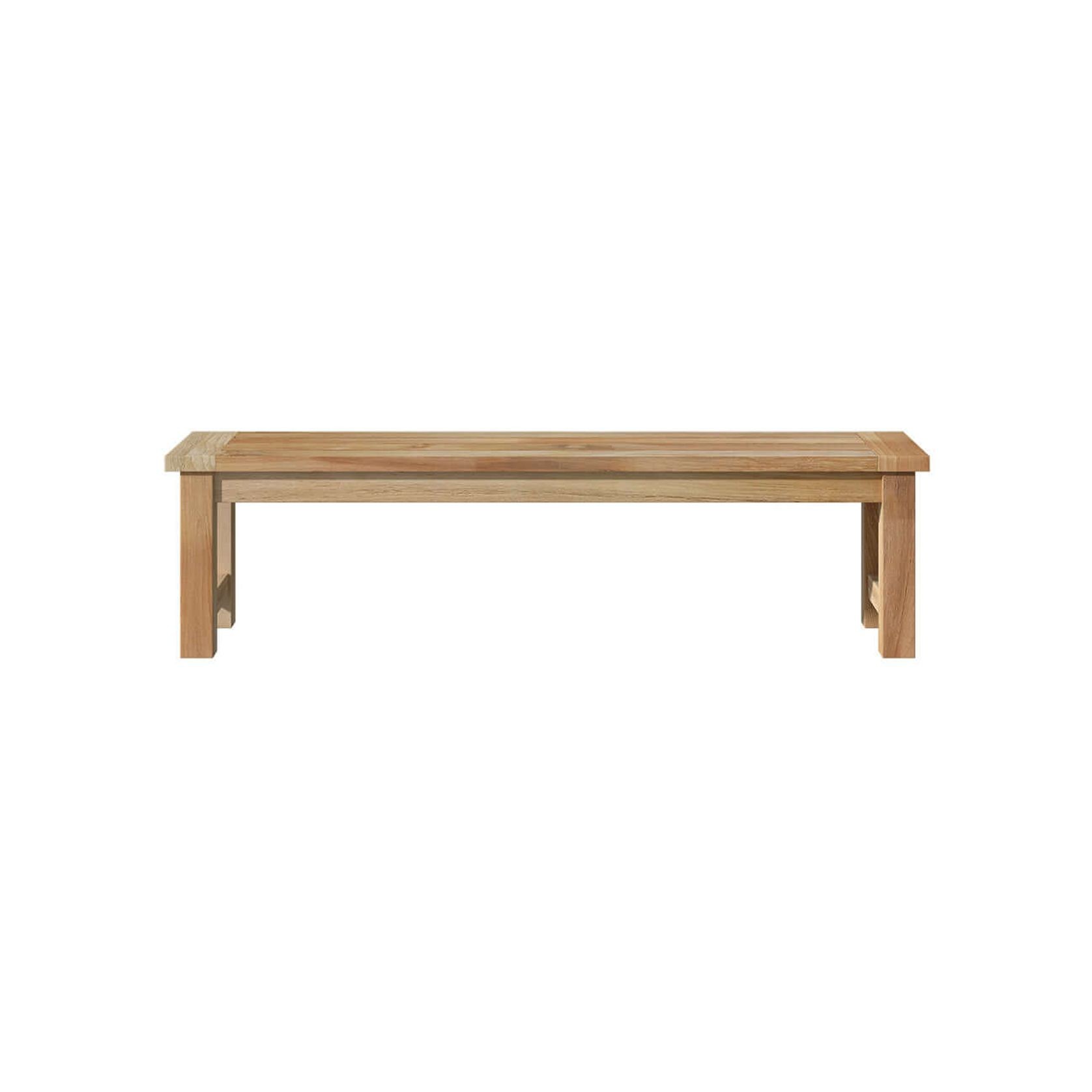 Harmony Outdoor Teak Bench 170x 40x 45cm gallery detail image