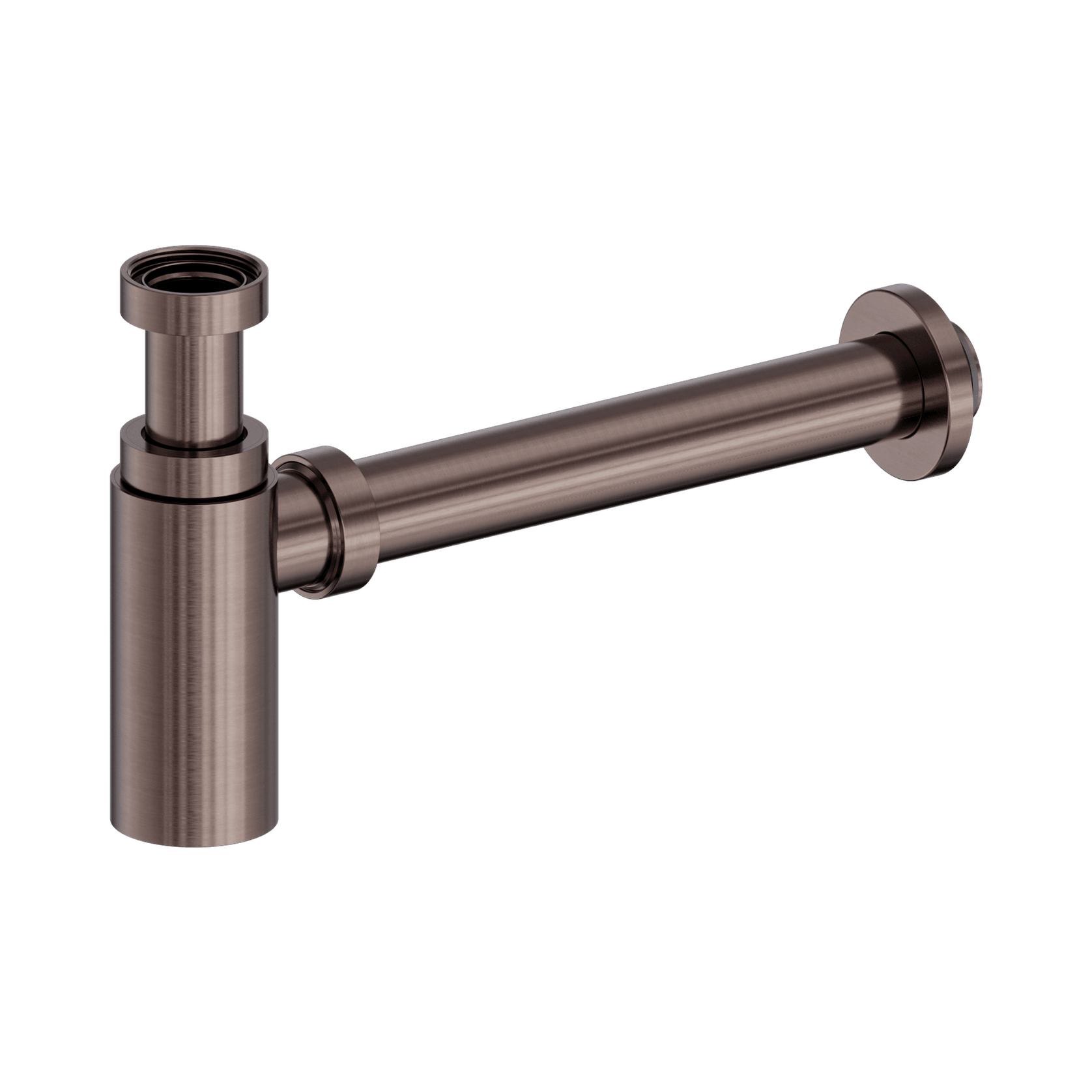 40mm Round Bottle Trap II Brushed Bronze gallery detail image