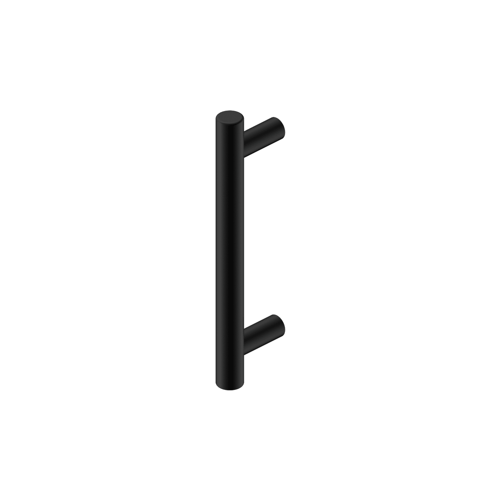 Mecca Pull Handle 130mm Matte Black gallery detail image