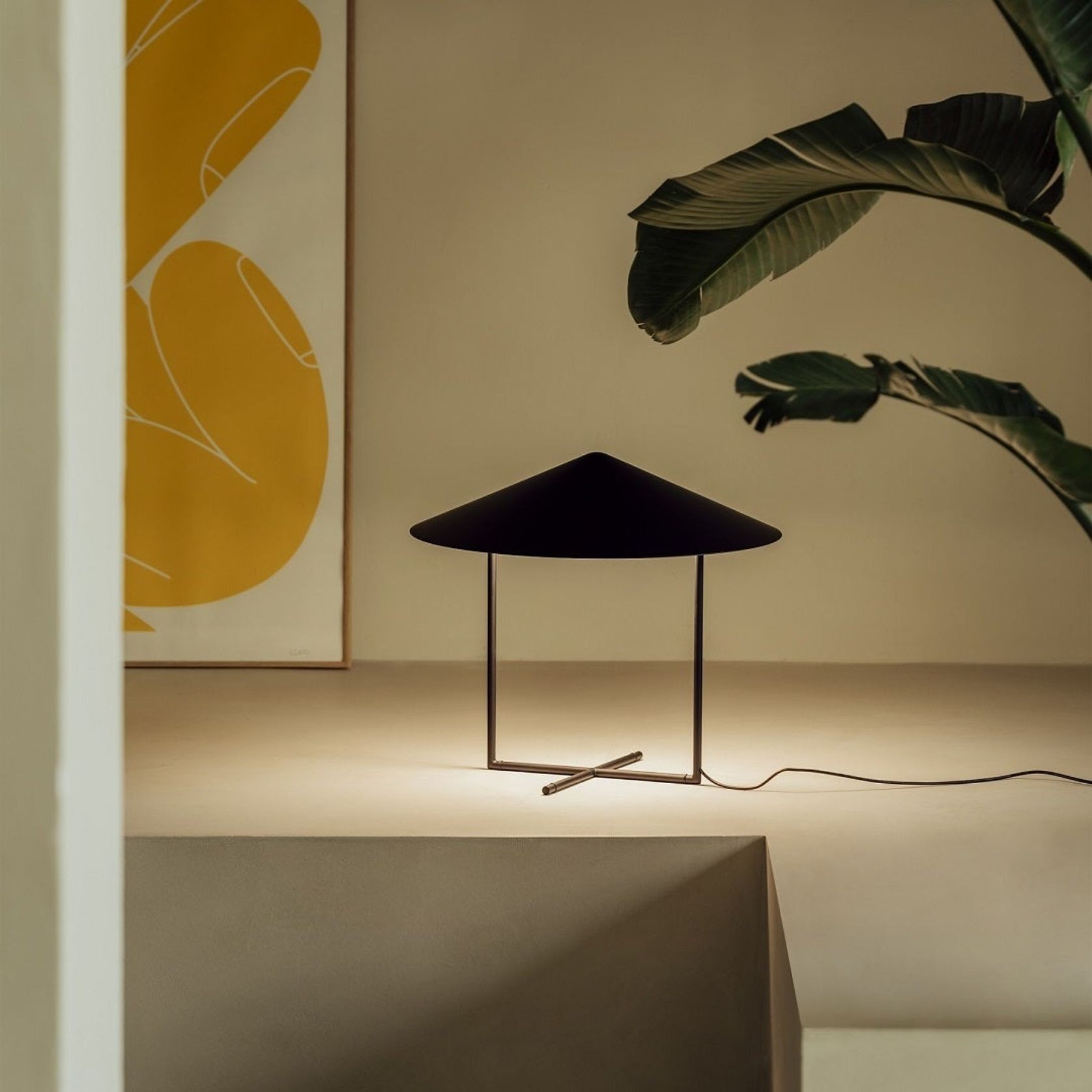 Mondo LED Table Lamp in Matte Black gallery detail image