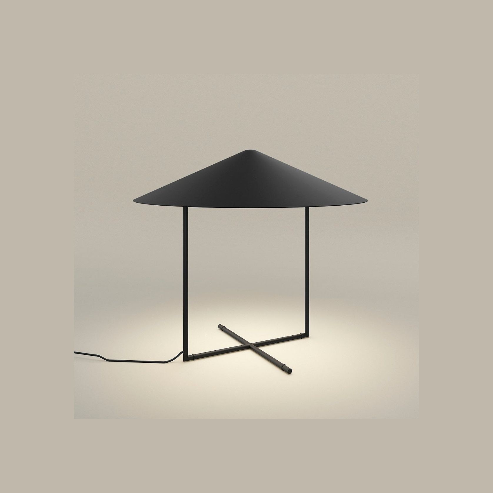 Mondo LED Table Lamp in Matte Black gallery detail image