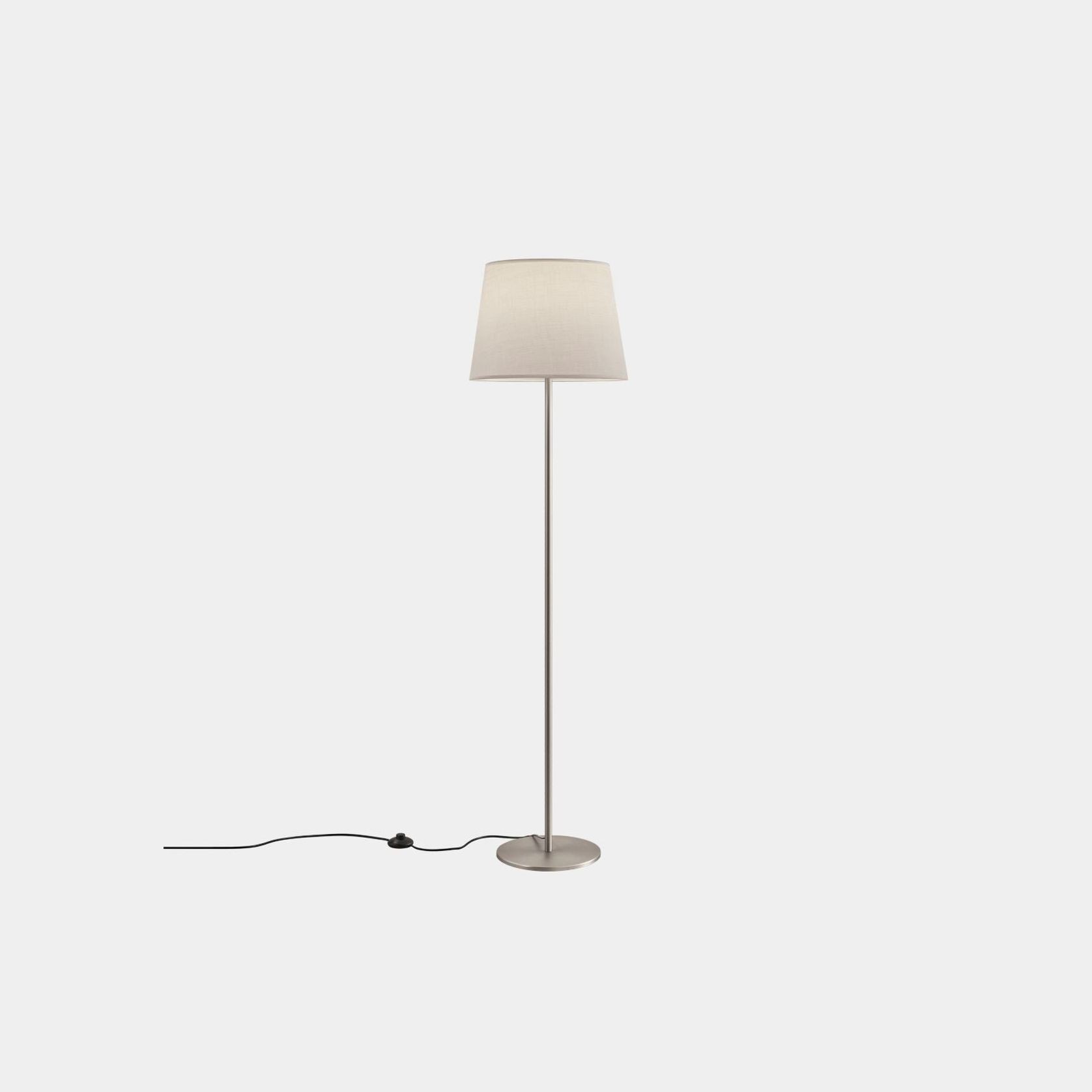 Paige Floor Lamp in Satin Nickel gallery detail image