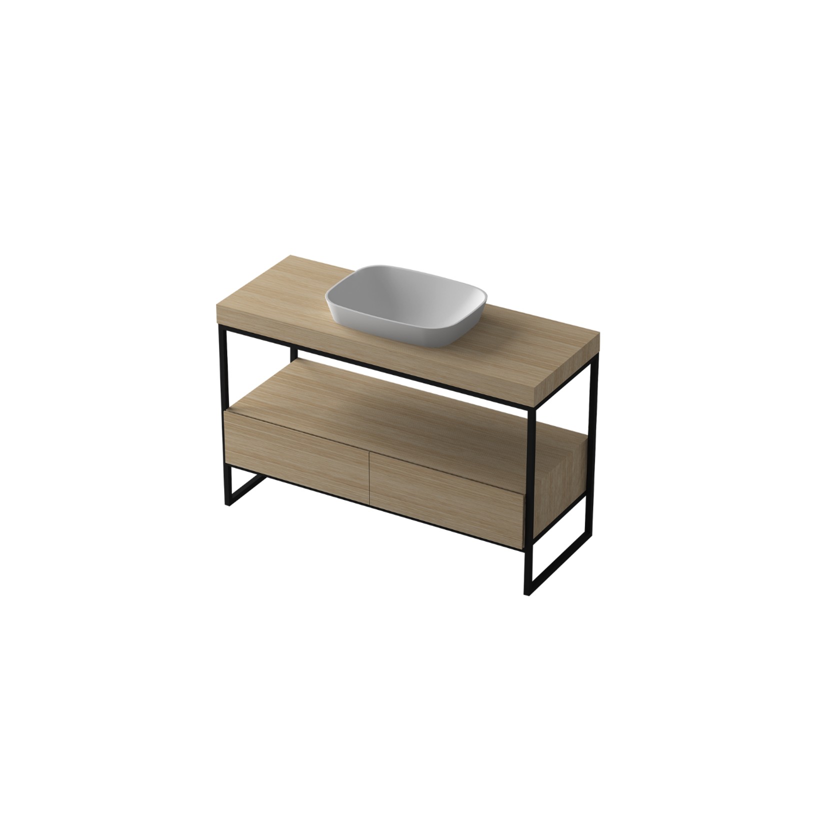 1200mm Floorstanding Timber MDF Vanity and Bowl G2722-0 gallery detail image