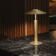 Henri LED Table Lamp in Matte Gold gallery detail image