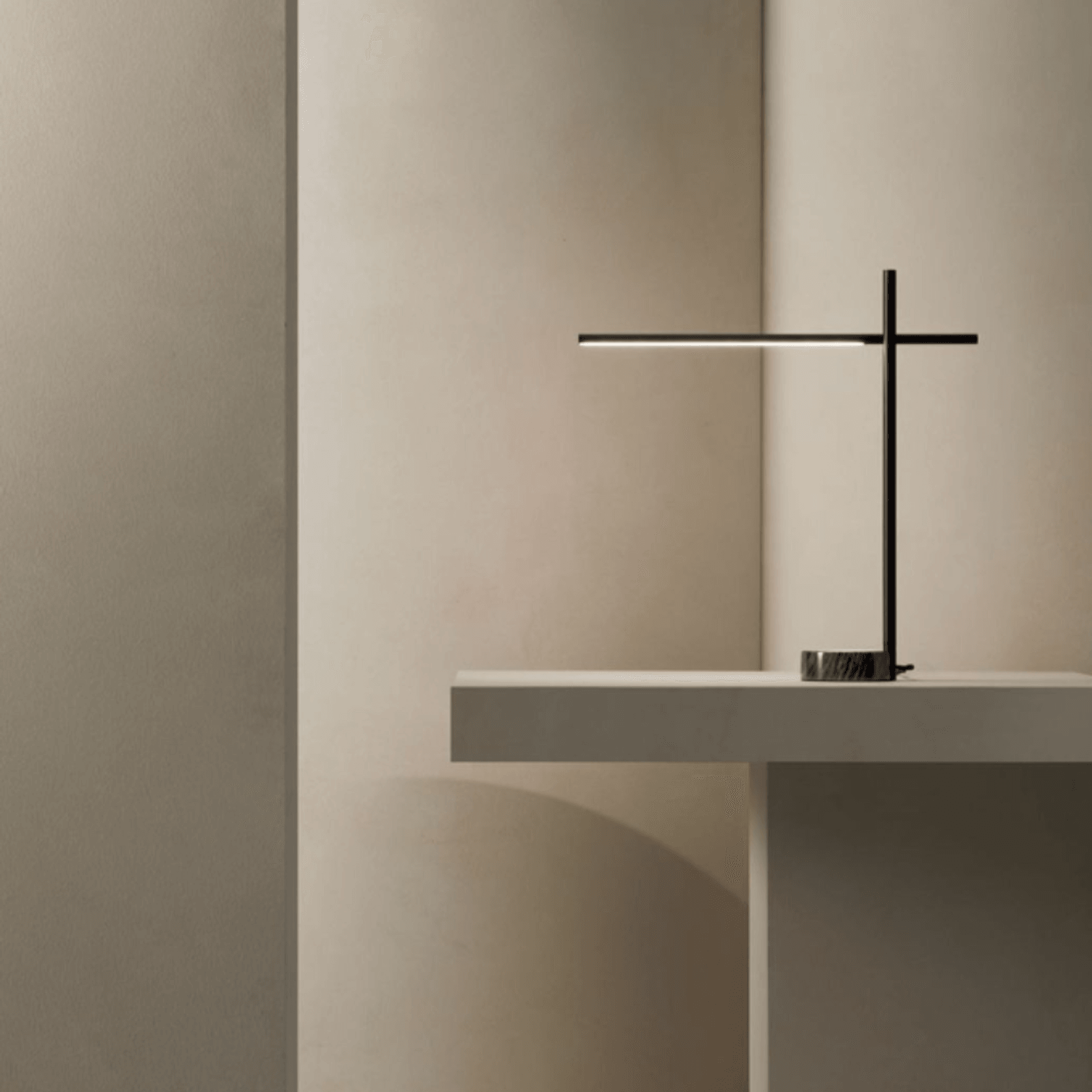 Taka LED Table Lamp in Black gallery detail image