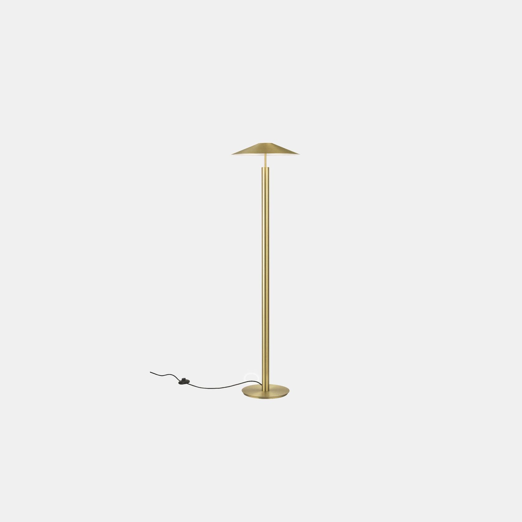 Henri LED Floor Lamp in Gold gallery detail image