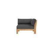 Newport Teak Outdoor Sofa with Armless Chairs - 5 Seat gallery detail image