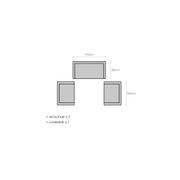 Ibis Outdoor Teak Centre Sofa gallery detail image