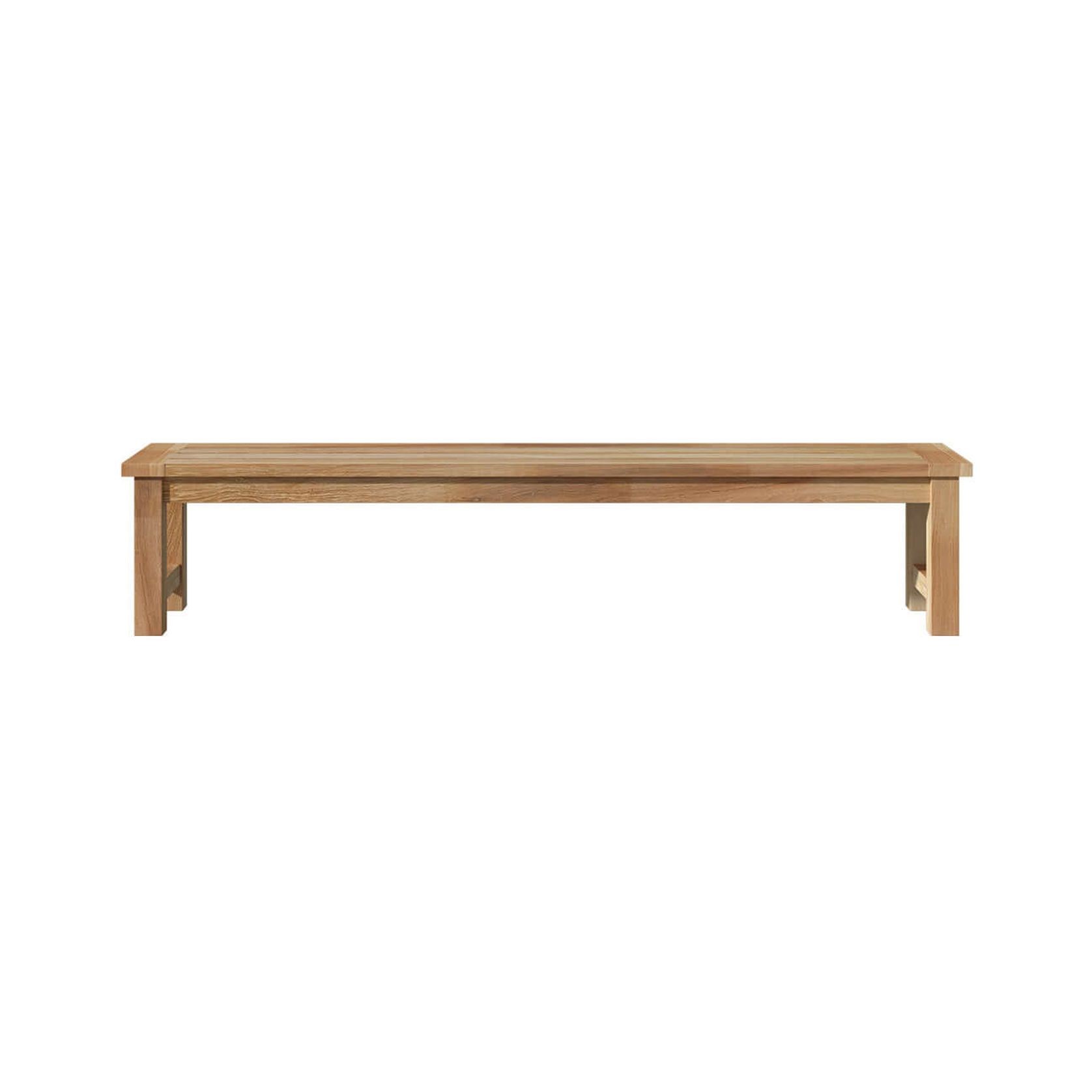 Harmony Outdoor Teak Bench 230x 40x 45cm gallery detail image