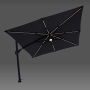 Agave 3m Square Cantilever Umbrella with Sunbrella Fabric gallery detail image