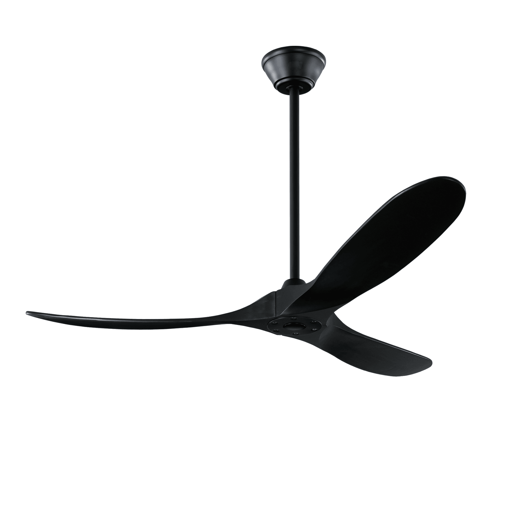 Milano SLIDER Ceiling Fan Junior Matt Black gallery detail image