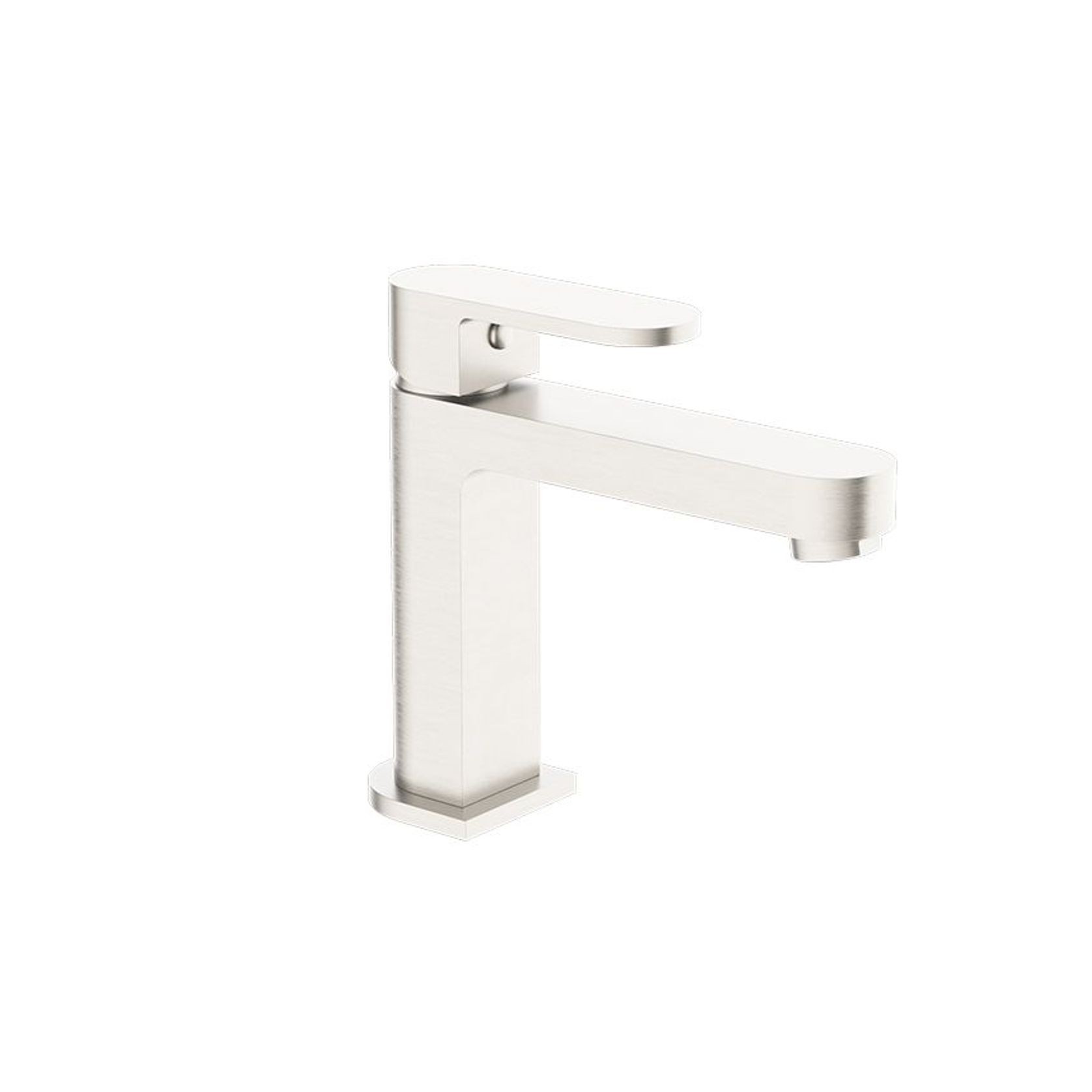 Ecco Basin Mixer Brushed Nickel gallery detail image
