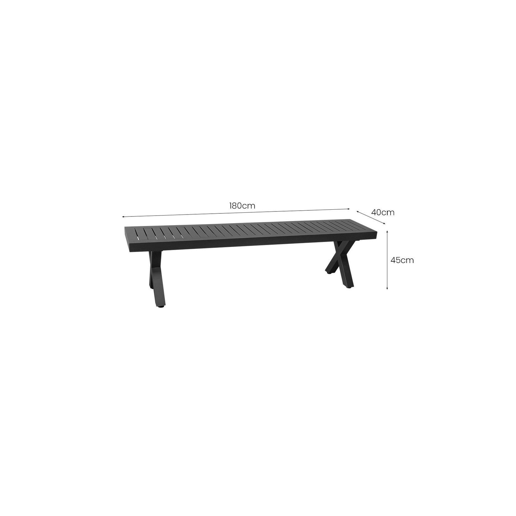 Varga Outdoor Bench Seat 180cm gallery detail image