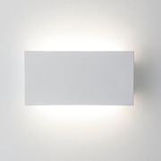 Valencia LED Rectangle Wall Light in White gallery detail image