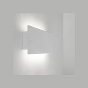 Valencia LED Rectangle Wall Light in White gallery detail image