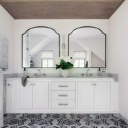 Bay 2 Light Glass Wall Light - Large in Old Bronze gallery detail image