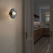 Haze Glass Wall Light in Amber gallery detail image