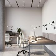 Rolla LED Adjustable Wall Light in Black gallery detail image