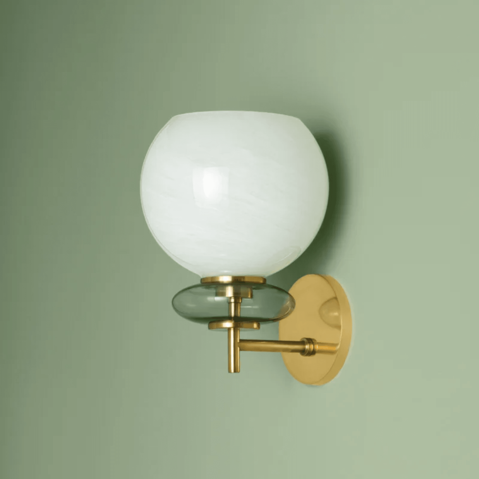 Farah 1 Light Wall Light In Aged Brass gallery detail image