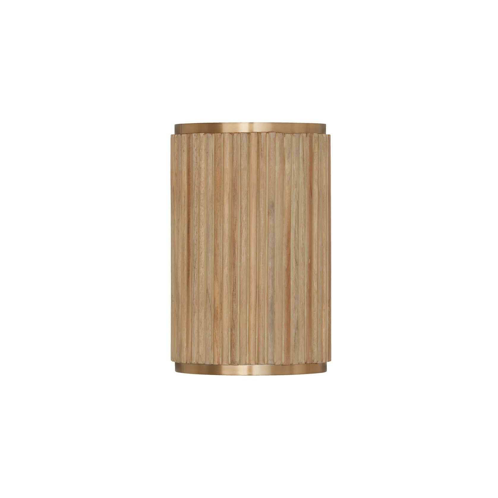 Cody 2 Light Wall Sconce In White Wash & Matte Brass gallery detail image