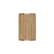 Cody 2 Light Wall Sconce In White Wash & Matte Brass gallery detail image