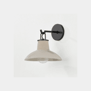 Potter 1 Light Wall Light Distressed Bronze & Ceramic Ivory Crackle gallery detail image