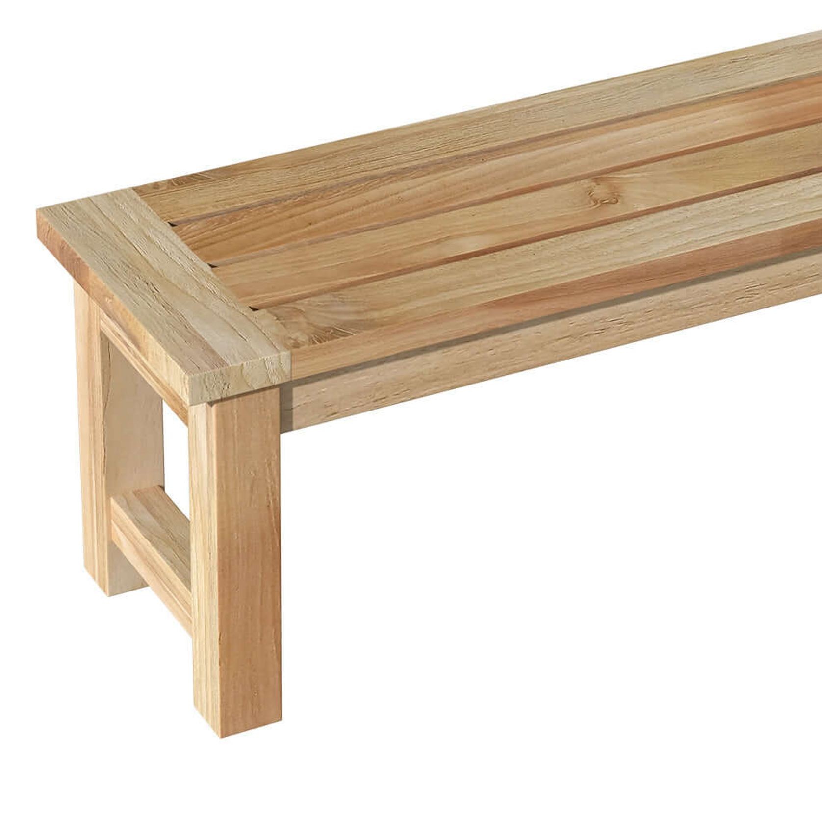 Harmony Outdoor Teak Bench 170x 40x 45cm gallery detail image