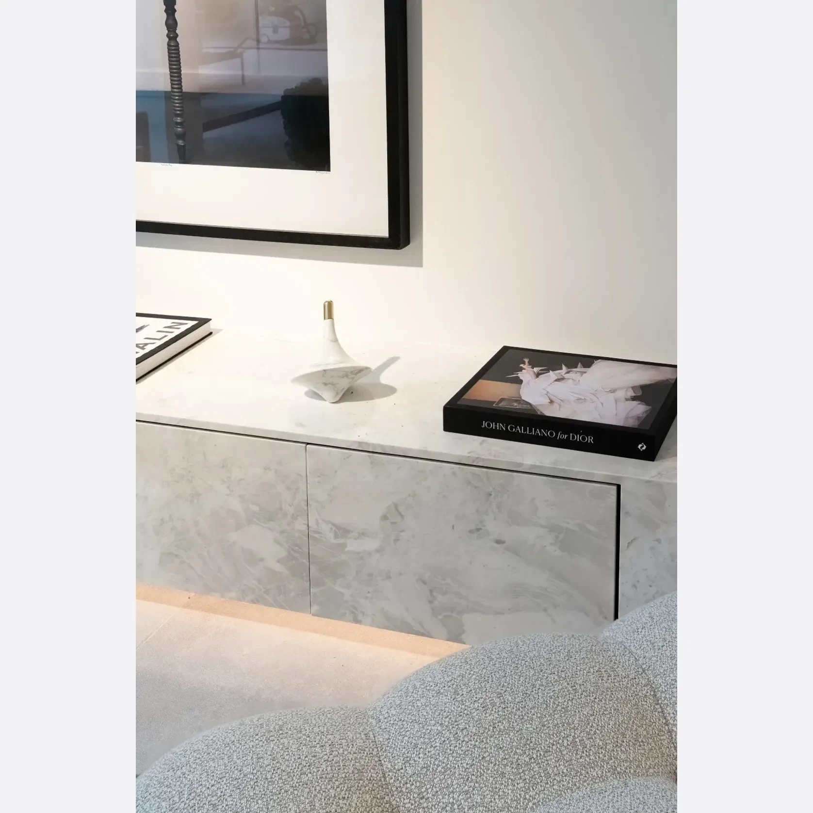 Lorde White Marble Benchtop gallery detail image