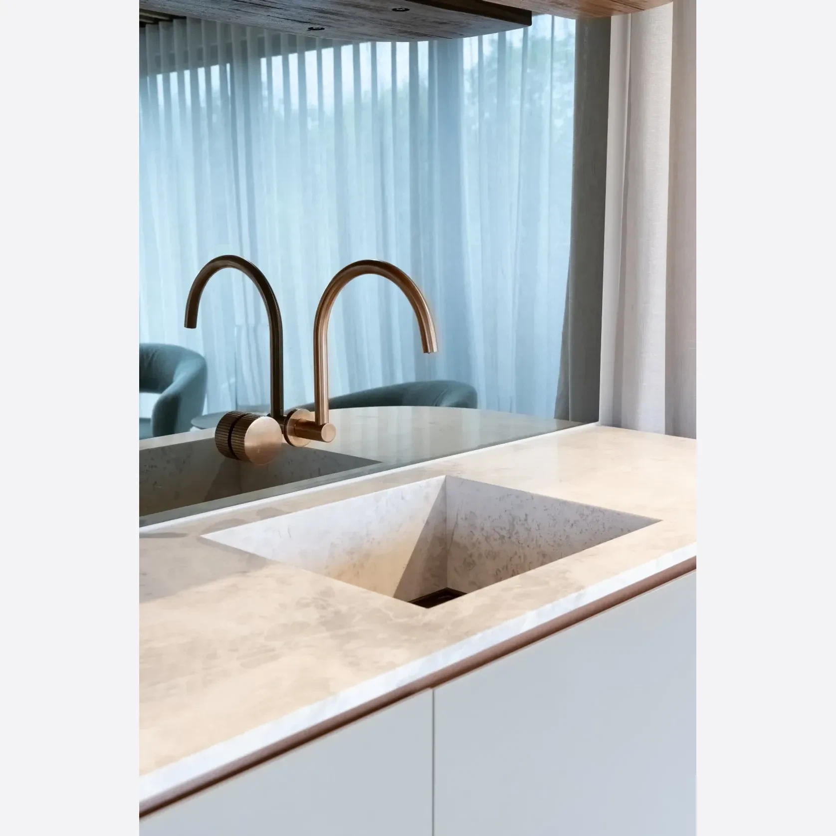 Lorde White Marble Benchtop gallery detail image