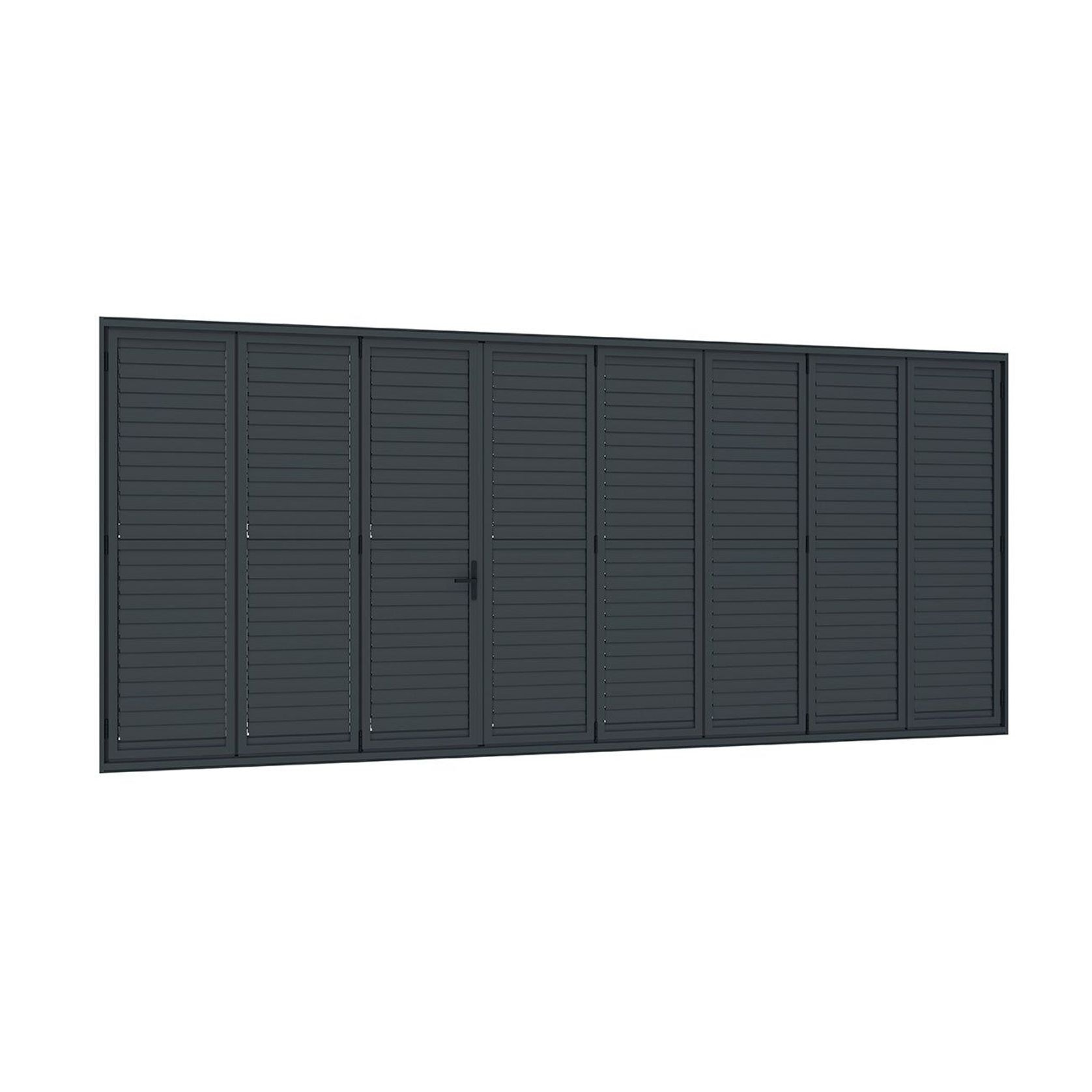 Bifold Shutter Wall For Pacific Freestanding Pergola gallery detail image