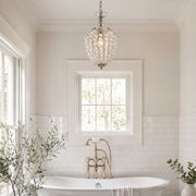 Bohemian Basket Chandelier - Chrome Fixtures - W:20cm gallery detail image