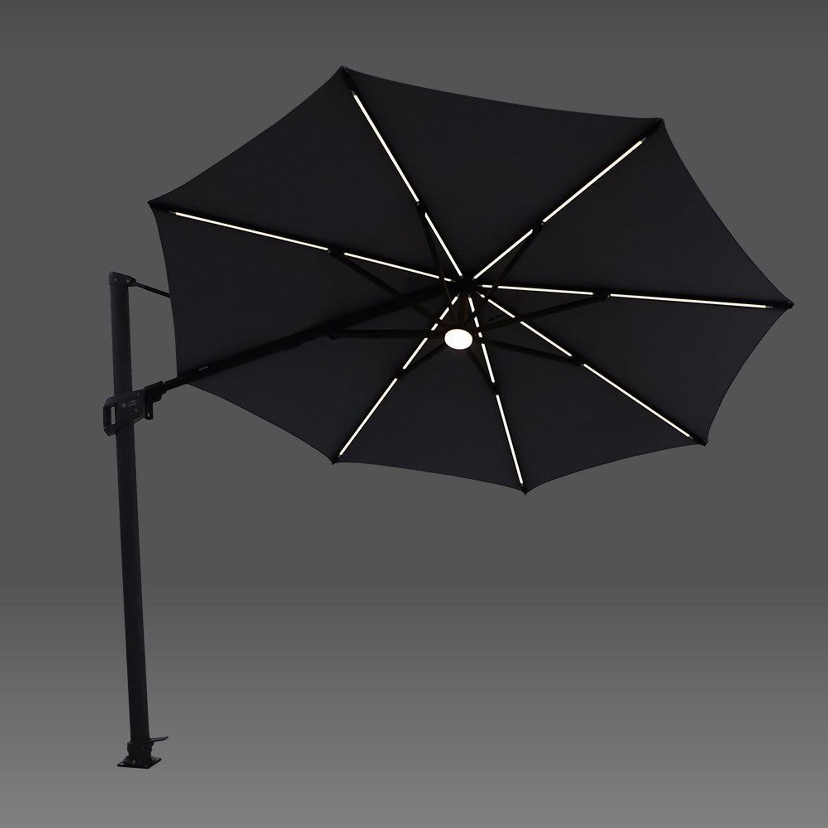 Agave 3m Round Cantilever Umbrella with Sunbrella Fabric gallery detail image