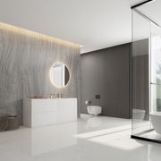 LED Back Light Polished Edge Round Mirror gallery detail image