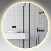 LED Back Light Polished Edge Round Mirror gallery detail image