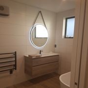 LED Decorative Round Strap Mirror with Demister gallery detail image