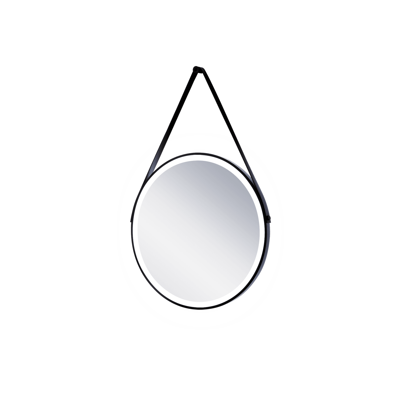 LED Decorative Round Strap Mirror with Demister gallery detail image