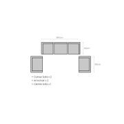 Ibis Outdoor Teak Loveseat Sofa gallery detail image