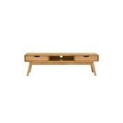 LAMAR Entertainment TV Unit with 2 Drawers 150cm - Natural gallery detail image