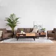 MALTON Entertainment TV Unit 180cm - Natural & Black gallery detail image