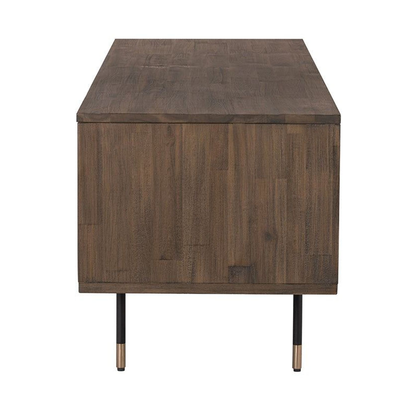 HAMILTON Entertainment TV Unit Solid Acacia Wood 200cm - Toffee Colour gallery detail image