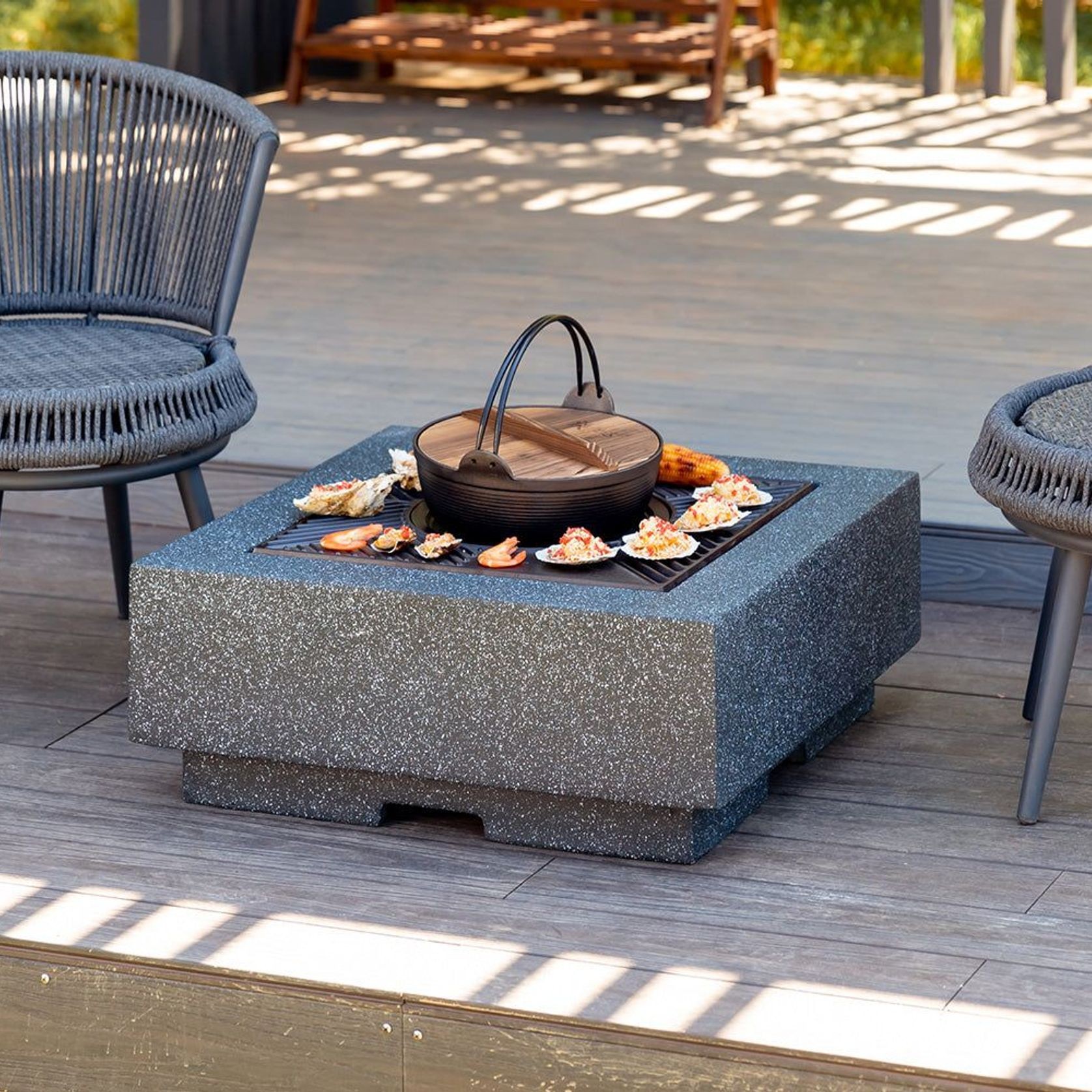 71 cm Square MgO Fire Pit gallery detail image