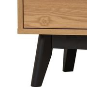 CASTOR Sideboard Buffet 125cm - Natural, Navy Blue & Black gallery detail image